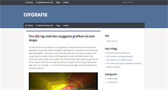 Desktop Screenshot of difgrafik.se